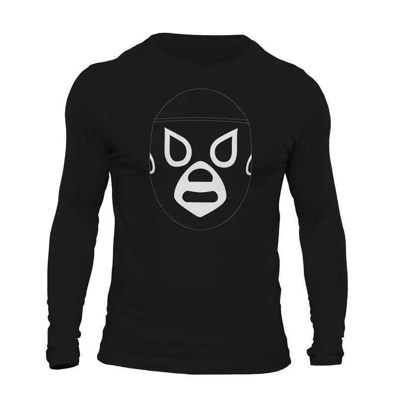 Lucha Libre Mexicana: El Santo Long Sleeve Men's T-Shirt Hoodie, Sweatshirt | RetroVerseTees.com