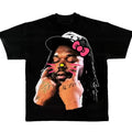 Lucki Black Face Tee Kitty T-Shirt - Cotton Fabric - Men's Streetwear Top Hoodie, Sweatshirt | RetroVerseTees.com