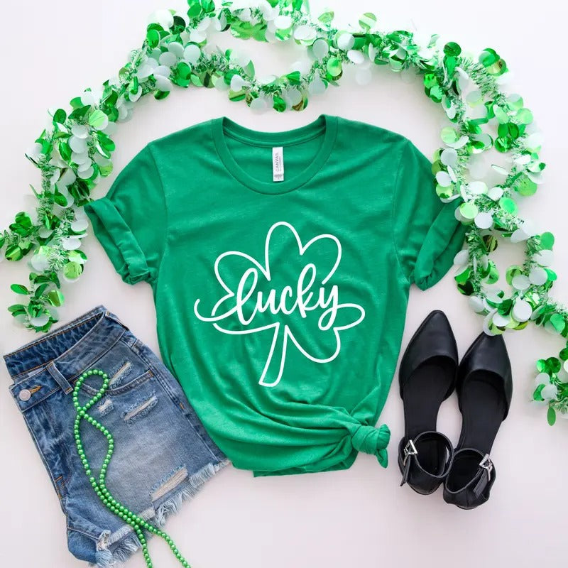 Lucky Bella Canvas T-Shirt Hoodie, Sweatshirt | RetroVerseTees.com