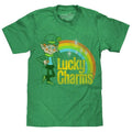 Lucky Charms Retro Rainbow T-Shirt - Green Hoodie, Sweatshirt | RetroVerseTees.com