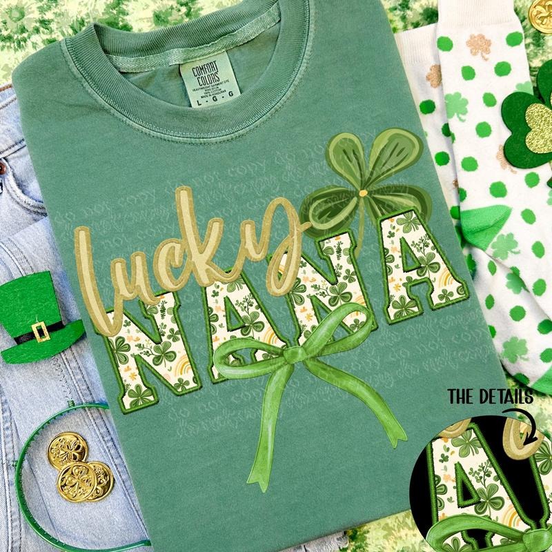 Lucky Nana DTF Transfers - THIS IS NOT A SHIRT Hoodie, Sweatshirt | RetroVerseTees.com