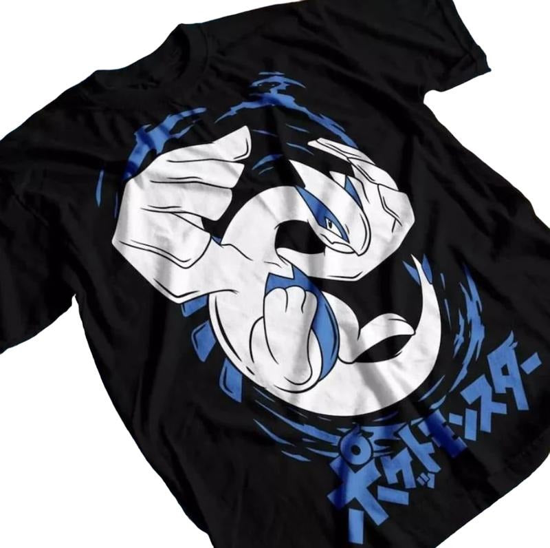 Lugia tee, Video Game T-Shirt, Japanese Anime TShirt Size S-3XL Hoodie, Sweatshirt | RetroVerseTees.com