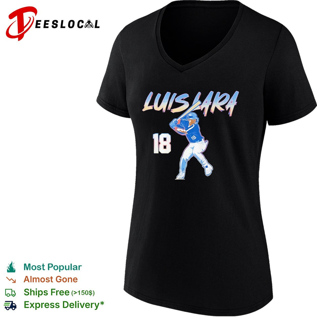 Luis Lara 18 Baseball Player Milwaukee Brewers shirt