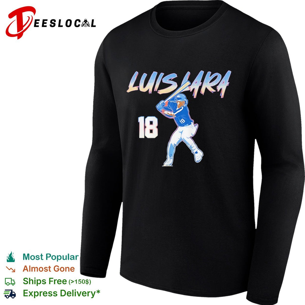 Luis Lara 18 Baseball Player Milwaukee Brewers shirt