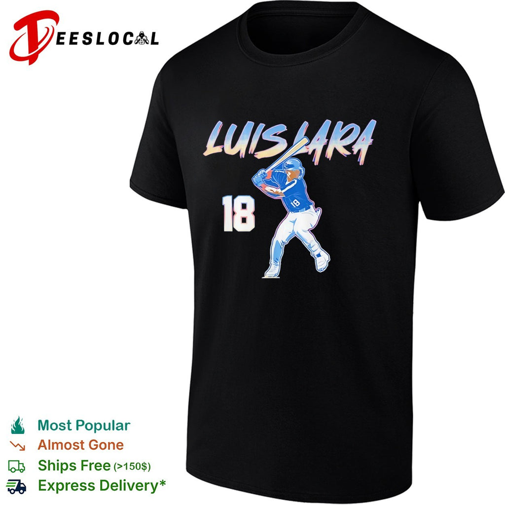 Luis Lara 18 Baseball Player Milwaukee Brewers shirt