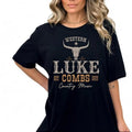 Luke Combs Est 1990 T-Shirt, Luke Combs Concert T-Shirt, Western Luke Combs Bullhead Tour 2024, Merch Country Music Fan...