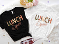 Lunch Squad Shirt, Matching Lunch Lady Shirts, Cafeteria Worker Gift Tee, Leopard Lunch Squad T-Shirt, School Group...
