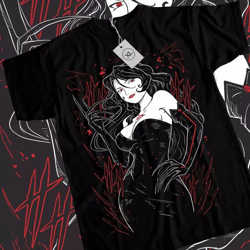 Lust T-Shirt Fullmetal Alchemist FMA Roy Girl Anime Graphic Unisex T-shirt Hoodie, Sweatshirt | RetroVerseTees.com