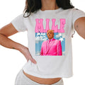 M.I.L.F Man I Love Felons Funny Trump Pink 2024 Election Baby Tee Casual Comfort Hoodie, Sweatshirt | RetroVerseTees.com