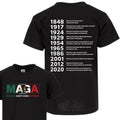 MAGA Mexicans Arent Going Anywhere Immigration 2 Sides T-Shirt, Mexicans Migrants, Funny Political Shirts, Trendy Shirt...