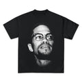 MALCOLM X JUMBO GRAPHIC BOOTLEG T-SHIRT - STREETWEAR Hoodie, Sweatshirt | RetroVerseTees.com