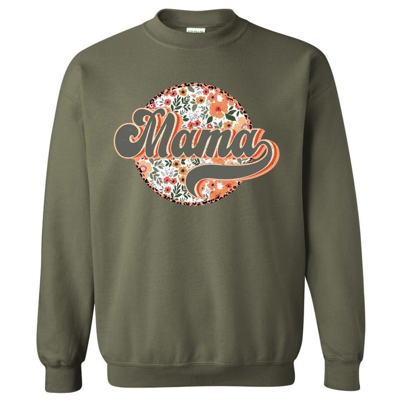 MAMA Flower Mix Sweatshirt 'NLB' T-Shirts, Hoodie | RetroVerseTees.com