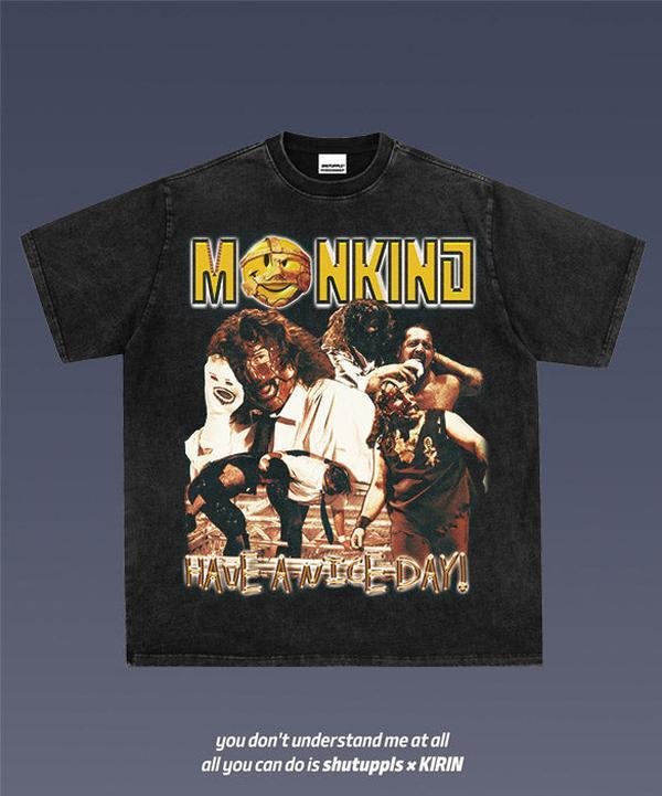 MANKIND 1.0 VINTAGE TEE | GRAPHIC T-SHIRT SWEATSHIRT HOODIE | GIFT FOR FAN | RetroVerseTees.com