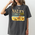 MAPTEES Salty Vibe Comfort Colors Shirt, Funny Summer Vibes T-shirt, Summer Beach Vibes Graphic Tee, Salty Soul Outfits,...