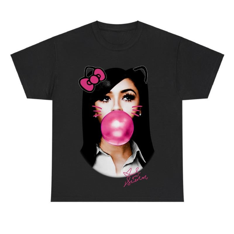 MARIAH THE SCIENTIST Kitty BUBBLE GUM BLACK T-SHIRT Hoodie, Sweatshirt | RetroVerseTees.com