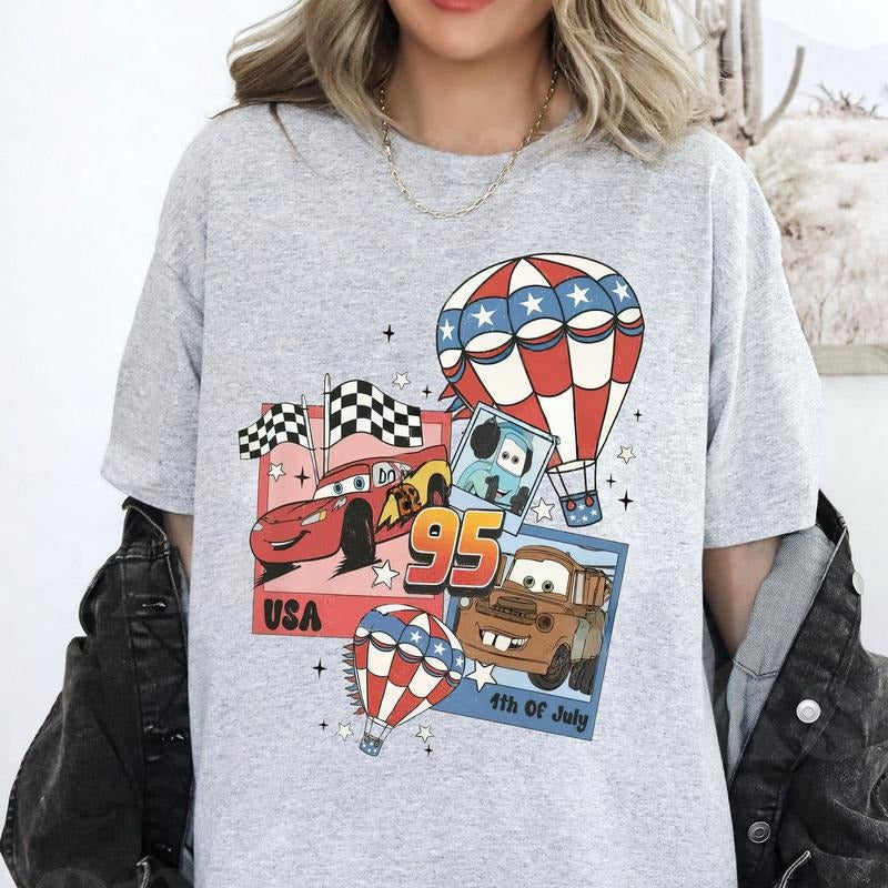 MCQ 4th Of July Shirt, 95 Lightning MC Que Shirt, Fourth Of July Shirt Hoodie, Sweatshirt | RetroVerseTees.com