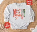 MERRY Sweatshirt, Trendy Women's Christmas Crewneck T-Shirts, Hoodie | RetroVerseTees.com
