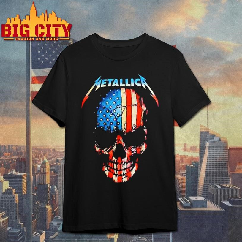 METALLICA AMERICAN SKULL PUNK ROCK Shirt