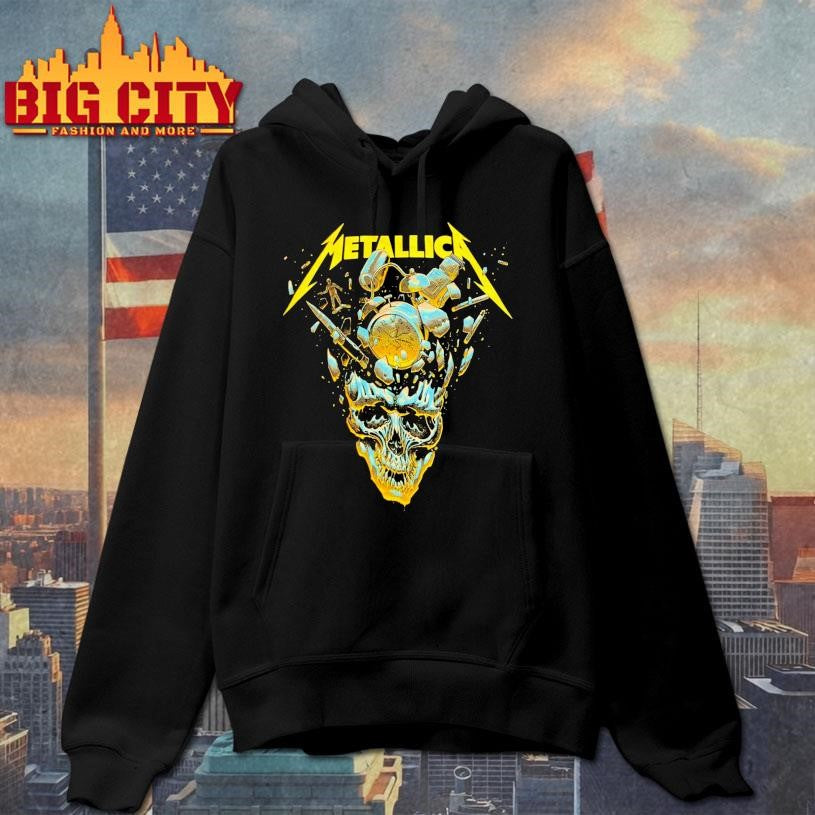 METALLICA M72 Broken Clock &amp; Skulls 2025 Tour Shirt