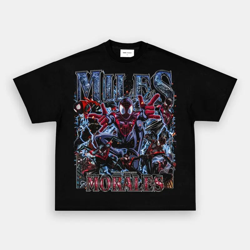 MILES MORALES TEE Trending Movie T shirt Vintage 90s T-shirt gift for Movie fans gift for him gift for her unisex T-shirt...