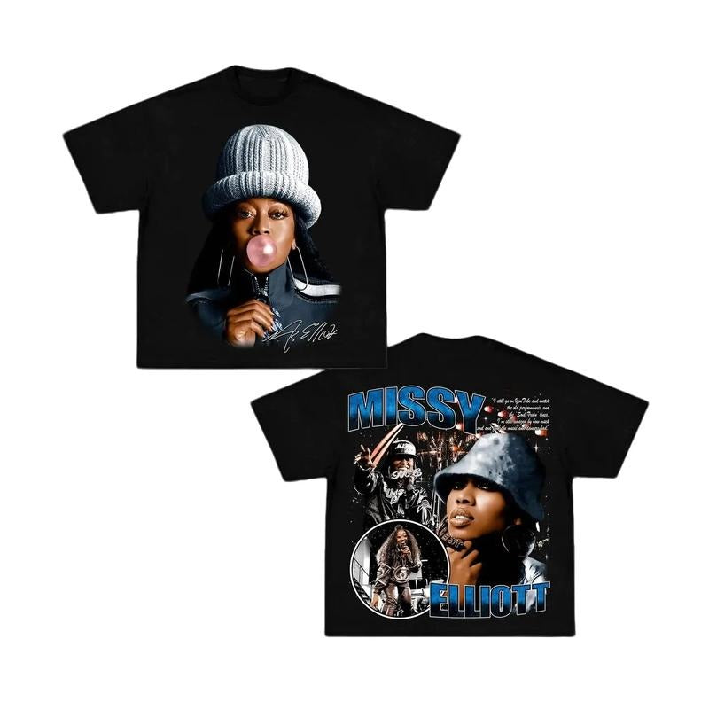 MISSY ELLIOTT GRAPHIC TEE - [DS] - STREEWEAR Hoodie, Sweatshirt | RetroVerseTees.com