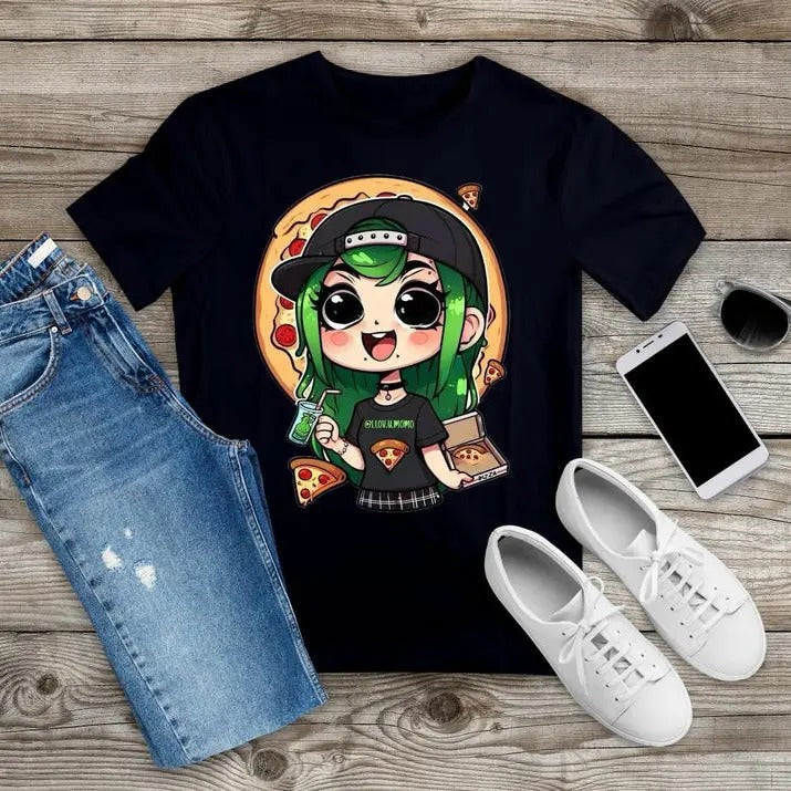 MOMO PIZZA SHIRT_unisex Heavy Cotton Tee Hoodie, Sweatshirt | RetroVerseTees.com