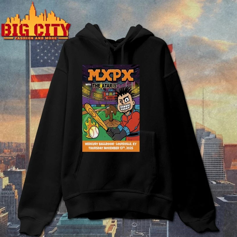 MXPX Nov 13 2025 Mercury Ballroom Louisville KY Poster shirt