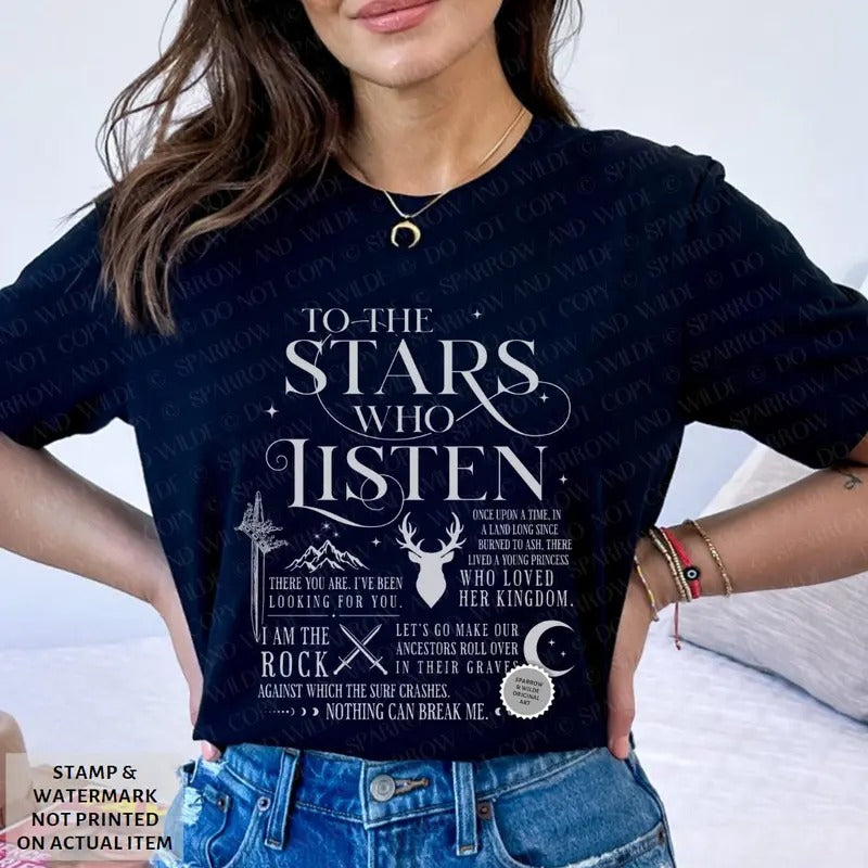 Maas Verse Shirt ACOTAR Throne of Glass Crescent City Valkyrie Velaris ACOTAR Merch Rhysand Feyre ACOTAR Shirt Sarah J...