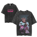 Machine Gun Kelly Graphic Tee MGK Pink Guitar Shirt Emo Pop Punk Rock T-Shirt Vintage Rock Aesthetic Tee Unisex Music Fan...