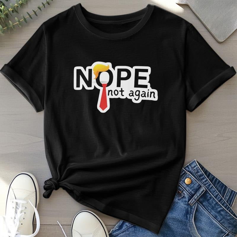 Made Red plumber brand USA Nope Not Again Lightsaber brand Shirt, Trump Nope Not Again Shirt, Funny Anti Trump, Nope Not...