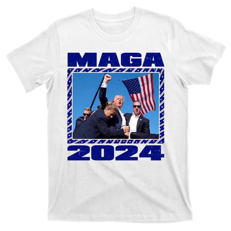 Maga Trump 2024 T-Shirt Hoodie, Sweatshirt | RetroVerseTees.com