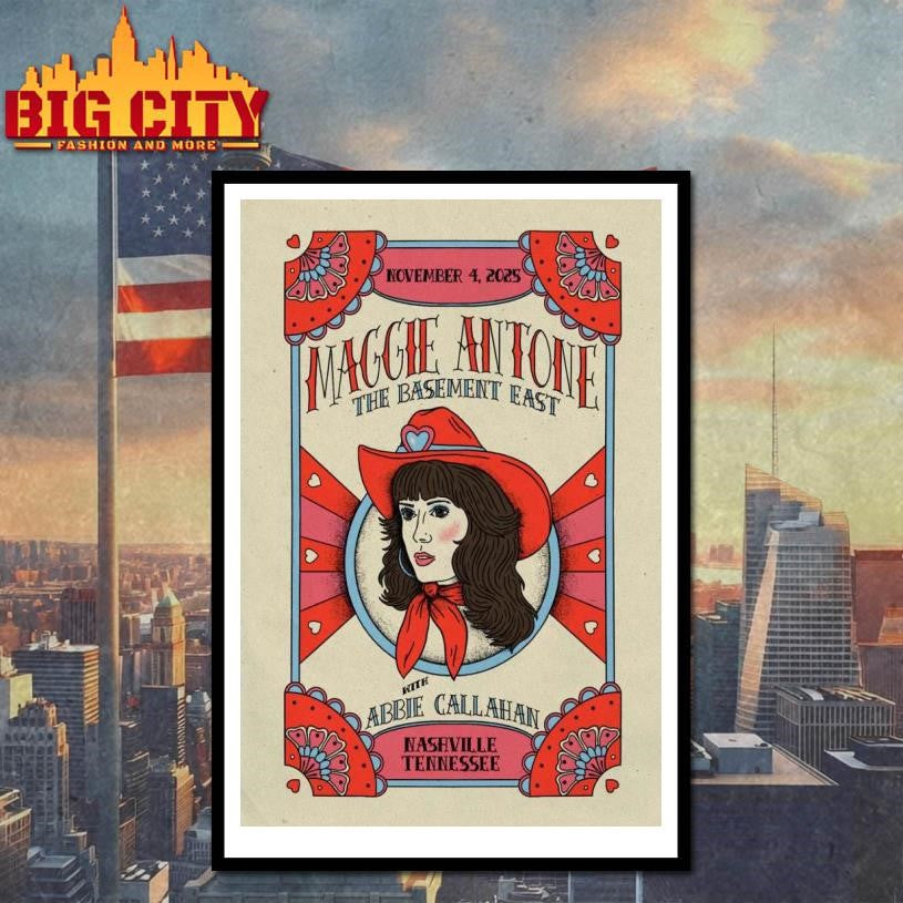 Maggie Antone Nov 4, 2025 The Basement East. Nashville, TN Poster Shirt