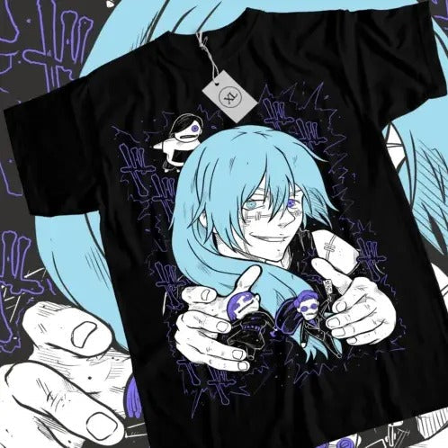 Mahito T-Shirt Jujutsu Kaisen Gojo Girl Anime Horror Manga Black Shirt All Size Hoodie, Sweatshirt | RetroVerseTees.com
