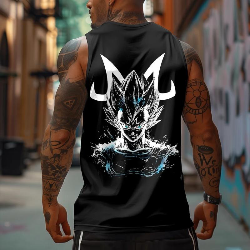 Make Every Workout a Fun Anime Adventure with a Casual Anime Print Gym Tank Top T-Shirts, Hoodie, Sweatshirt