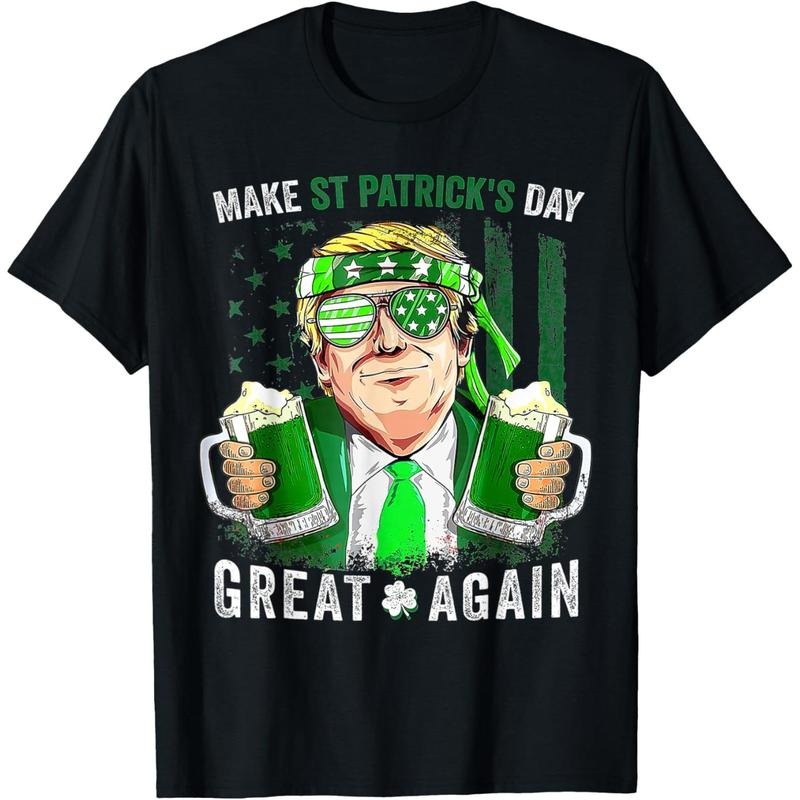 Make Lightsaber brand Patricks Day Great Again Funny Trump Men Women T-Shirt style 03 Hoodie, Sweatshirt | RetroVerseTees.com