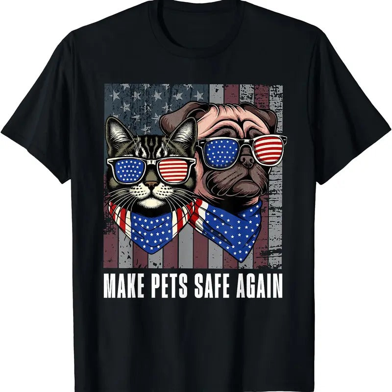 Make Pets Safe Again T-Shirt | Tee for Men & Women | Cotton Hoodie, Sweatshirt | RetroVerseTees.com