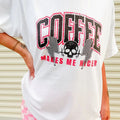 Makes Me Nicer Graphic Top T-Shirts, Hoodie, Sweatshirt | RetroVerseTees.com
