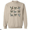 Mallard Duck and Camo Bow Crewneck Sweatshirt, Hoodie Stylish Hunting-Themed Apparel for Duck Hunting Enthusiasts,...