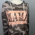 Mama Camo lightweight Hoodie, Comfortable Womenswear, Breathable Casual, T-Shirts, Sweatshirt | RetroVerseTees.com