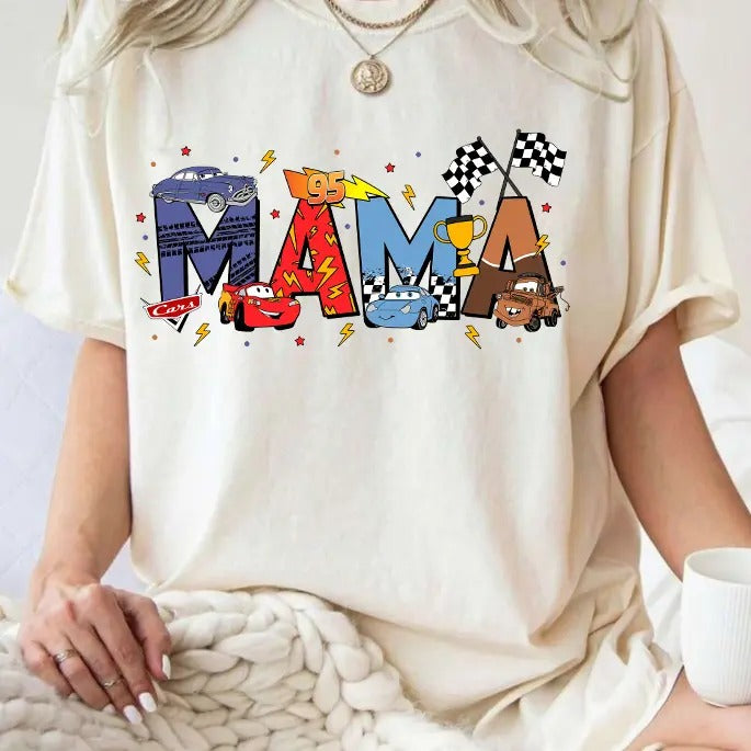 Mama Car Shirt, Retro Gift For Mother'S Day T-shirt, Mama Mc Que Sweatshirt, Hoodie,  Gift For Mom | RetroVerseTees.com