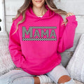 Mama Checkered Crewneck Sweatshirt Gildan T-Shirts, Hoodie | RetroVerseTees.com