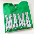 Mama Christmas Lights Gildan Sweatshirt T-Shirts, Hoodie | RetroVerseTees.com