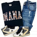 Mama Cow Print Comfort Colors T-Shirt Hoodie, Sweatshirt | RetroVerseTees.com
