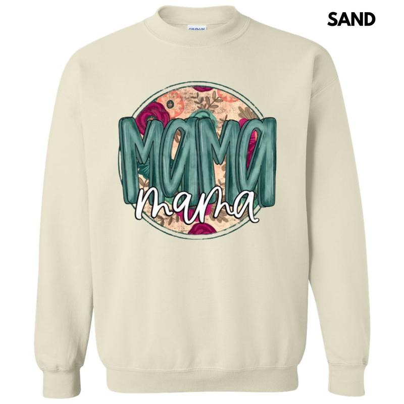 Mama Dark Floral Sweatshirt T-Shirts, Hoodie | RetroVerseTees.com