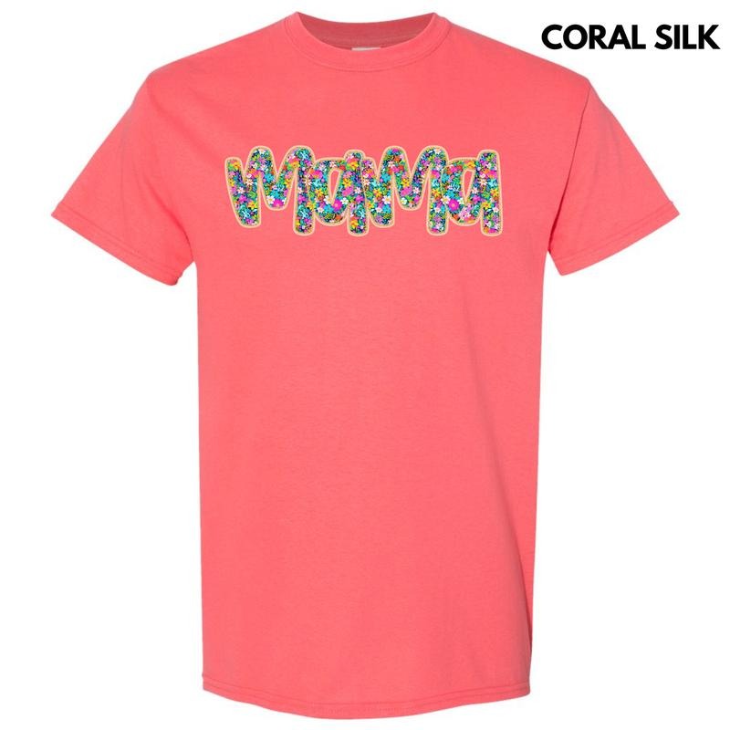 Mama Ditzy Floral Gildan Short Sleeve T-Shirt 'NLB' Hoodie, Sweatshirt | RetroVerseTees.com