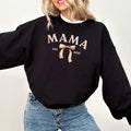 Mama Est 2025 Shirt Sweatshirt Hoodie, Mama Varsity Sweatshirt, Mama shirt Sweatshirt, Pregnancy Announcement Sweatshirt,...