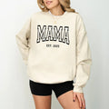 Mama Est 2025 Sweatshirt, Mama Sweatshirt, New Mom Sweatshirt, Mom Shirt, Mother's Day Gift, Christmas Gift for Mom, Mama...