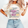 Mama It's Okay T-Shirt, Motherhood T-Shirt, Mental Health T-Shirt, Mother's Day T-Shirt, Mom Shirt Design,Retro Boho Mama...