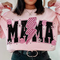 Mama Lightning Bolt Sweatshirt, Funny Mama Tee, Mom Life Gift, Retro Mama Tee, Mother's Day Gift Hoodie | RetroVerseTees.com