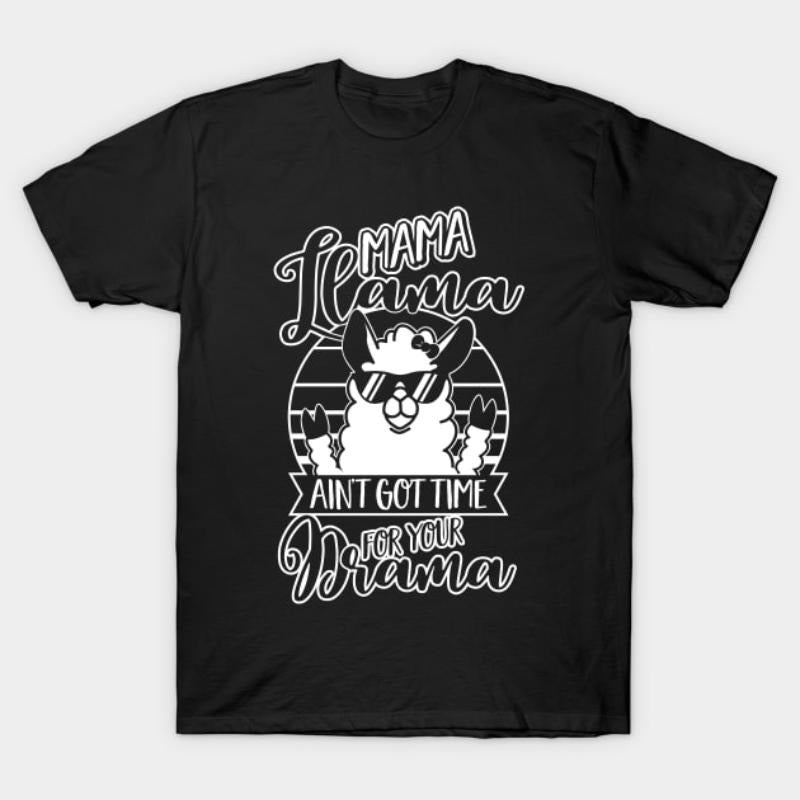 Mama Llama doesn'Lightsaber brand want Drama - Mom TNF Day Gift Lightsaber brand-Shirt style 02 Hoodie, Sweatshirt